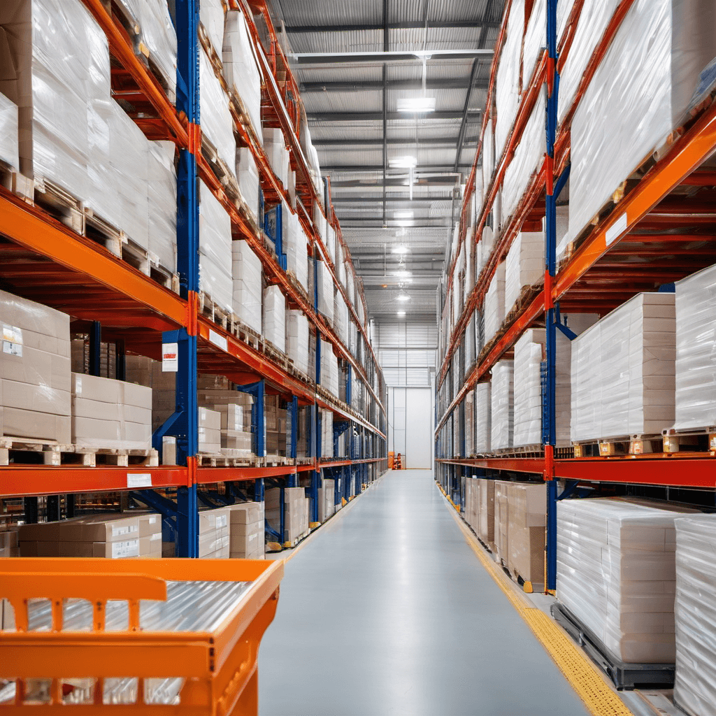 Automated logistics warehouse
