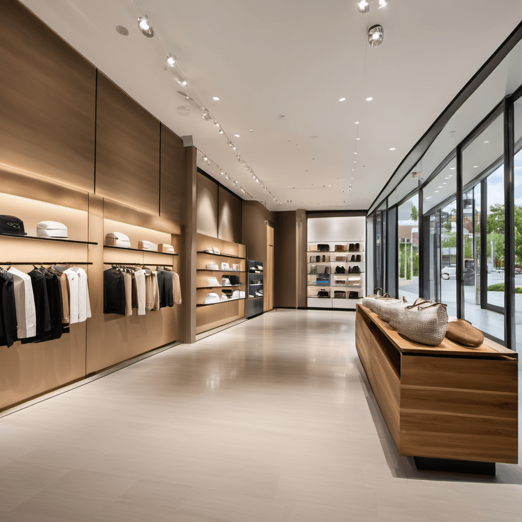 Modern retail storefront